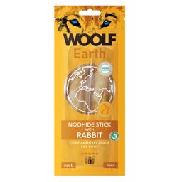 Woolf Earth NooHide Sticks Kanin Naturligt tuggummi STORT 2st